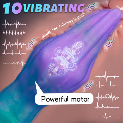 Wearable Fist ButtPlug Remote Vibrator Dildo Finger Vagina Anal Massage G-Spot Stimulation for Adult Masturbator Fisting Sex Toy