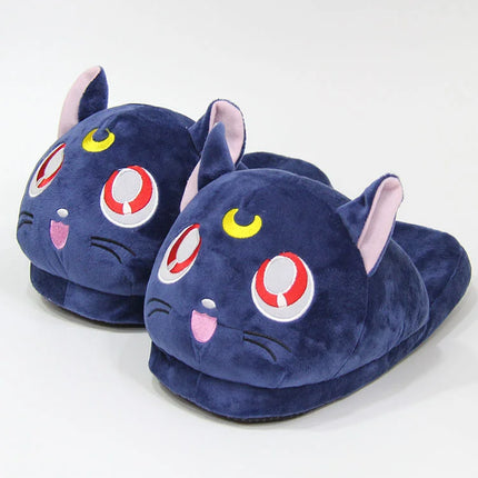 New Panda Bubu And Yier Plush Slippers Cartoon Panda Indoor Couple'S Warm Cotton Slippers Autumn And Winter Gift