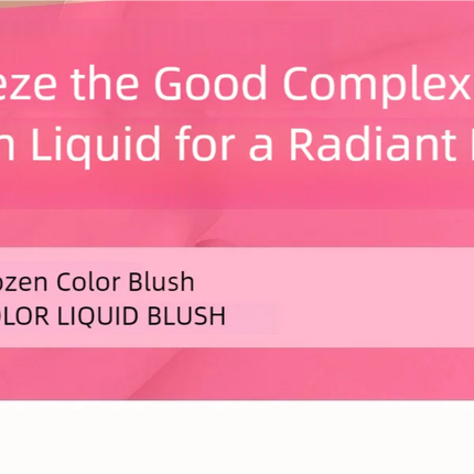 AZTK JC04 Water To Powder Liquid Blush Soft Matte Natural Flush Brightening Cheek Tint Lightweight Blendable Waterproof Makeup