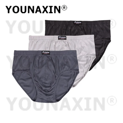 3 Pcs Big Size Briefs Large Underwear Men Underpants Cotton Breathable Panties Undies Knickers XL 2XL 3XL 4XL 5XL 6XL 7XL 8XL