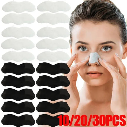 5-60PCS Nose Blackhead Remover Strip Deep Cleansing Shrink Pore Acne Treatment Mask Black Dots Pore Strips Face Skin Care