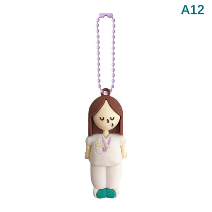 /KQM/Ampoule Bottle Opener Keychain Syringe-Shaped Cutter Nurse Doctor Aid Medication Vial Breaker Tool