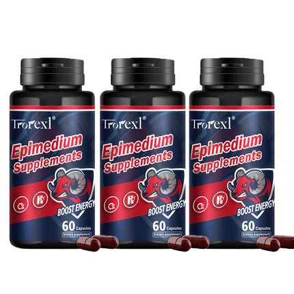 Natural Epimedium Capsules Enhance Endurance Supplement : Boost potency & Morning Power (Men's Health Secret)