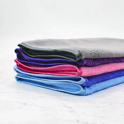 1Pc Colorful Makeup Remover Cleansing Gloves Reusable Soft Microfiber Face Care Towel Beauty Facial Cleansing Cloth Skin Care