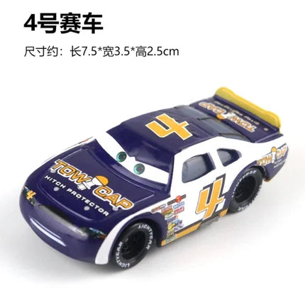 All Style Pixar Cars Metal Diecast Cars Model Lightning McQueen Alloy Car Number 4.19.28.36.51 101 Racing Series Toy