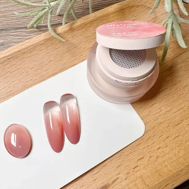 1Jar White Air Cushion Patting Gel Polish Ombre Pat Pat Gel Black Pink Gradient Blush Drawing Liner Soak Off UV LED Nail Varnish