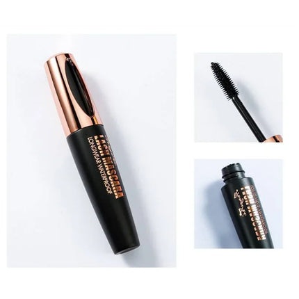 Waterproof Anti-sweat Mascara Lengthens Eyelashes Extension Black Thick Eye Lashes Makeup Cosmetic Makeup Brushes Eye