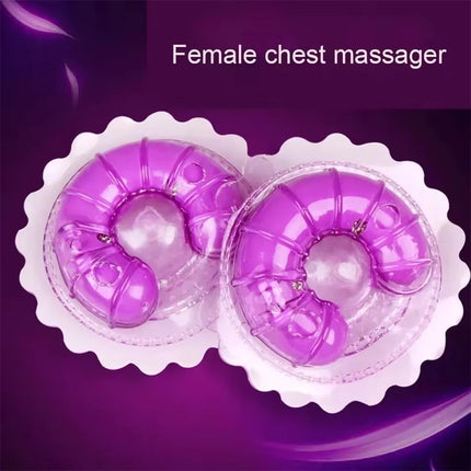 Electric Nipple Massager Breast Enlargement Vibrator Wearable Vibration Stimulator BDSM Sex Toys Female Masturbator Adult Toy