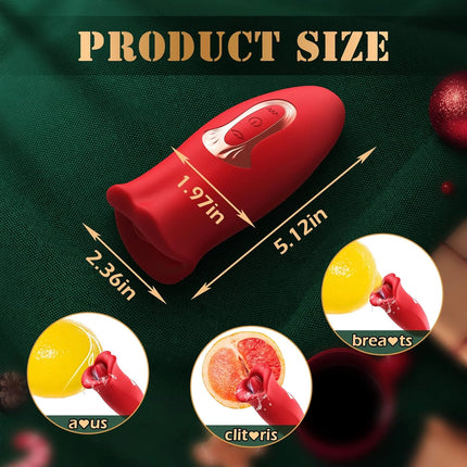 Sex Toys Sucking Vibrator for Women Tongue Licking Clitoris Sucker Female Powerful Clitoral G Spot Nipple Stimulator Adult Goods