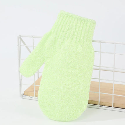 1PCS Shower Spa Exfoliator Two-sided Bath Glove Body Cleaning Scrub Mitt Rub Dead Skin Removal Magic Peeling Glove 14x17cm