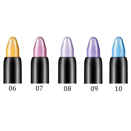 15 Colors Pearlescent Eyeshadow Pencil Waterproof Long Lasting Glitter Shimmer Eye Shadow Pen Eyeliner Stick Eyes Makeup Tools