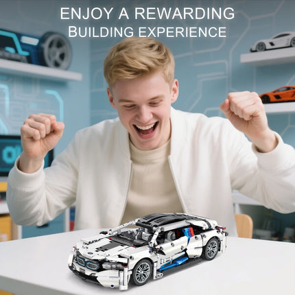 1:14 Scale Racing Car Building Blocks Set 1208PCS Model Car Kit for Boys Adult Collectible Display Birthday Gift