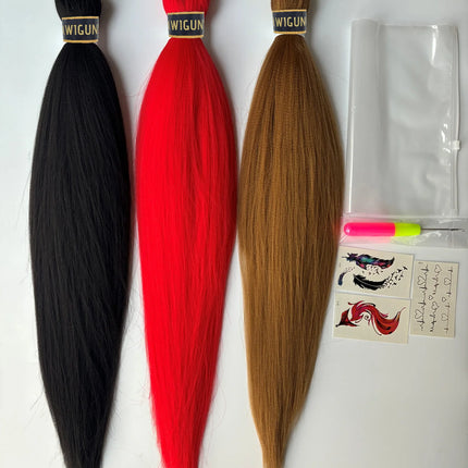 Kanekalon Hair 26 Inch 90g Pre Stretched Jumbo Braiding Hair Box Twist Braids Wholesale Synthetic Hair Extensions For Women