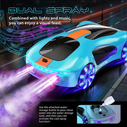 Children's gesture-sensing remote control car toys, new energy charging car four-wheel drive racing car toys, children