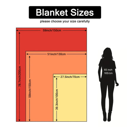 "Let's Get Naked!" Lips Flannel Blanket, Bold Red Lipstick Print, Plush Lightweight Throw, All Season Playful Gift for Adults