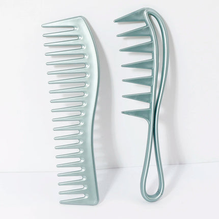 2-piece hair styling comb set, wide toothed comb, large toothed comb, styling tools, hair salon,special for real hair wigs