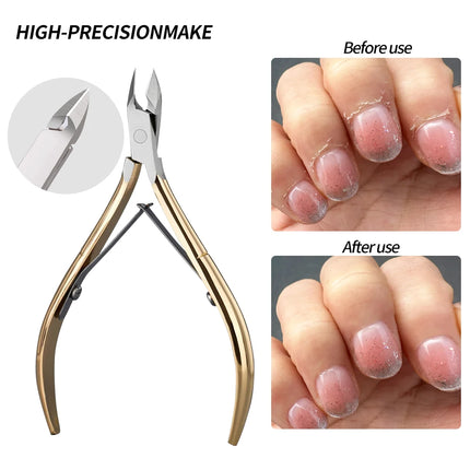 1Pcs Nail Cuticle Nipper Dead Skin Remover Scissor  Stainless Steel Tweezer Clipper Manicure Professional Tool Trimmer