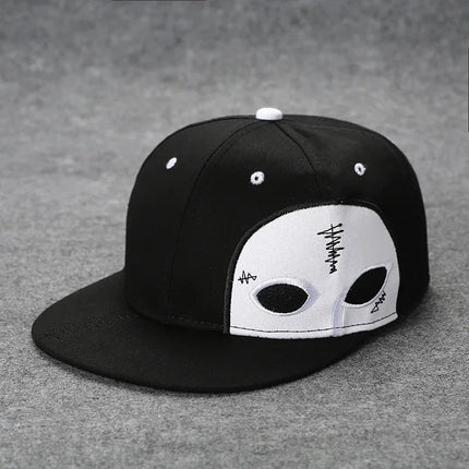 Men's Letter Embroidery Tide All-match Flat Brim Baseball Cap Ladies Summer Hip-hop Hat Outdoor Shade Adjustable Peaked Cap