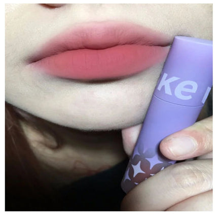 Pigeon Blood Red Matte Lipstick Waterproof and Lasting Blue Gothic Lip Gloss Sexy Punk Black Lip Tint Dark Lip Cream Makeup