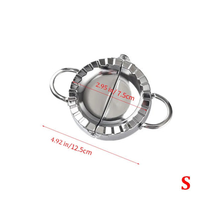 Stainless Steel Dumplings Tool Dumpling Mold Household Manual Press  Kitchen Pastry Baking Dumpling Maker Accessories