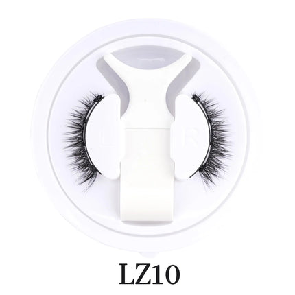 Lanjinglin Magnetic Eyelashes 1 Pair Natural Faux Mink Lashes Reusable False Eyelashes Tweezer Set Eyelash Extension Makeup Tool