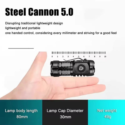 Ultra Powerful Flashlight 3Core LED Mini Tactical Flashlight USB Rechargeable High Power LED Torch With Magnet Hand Lamp Gift