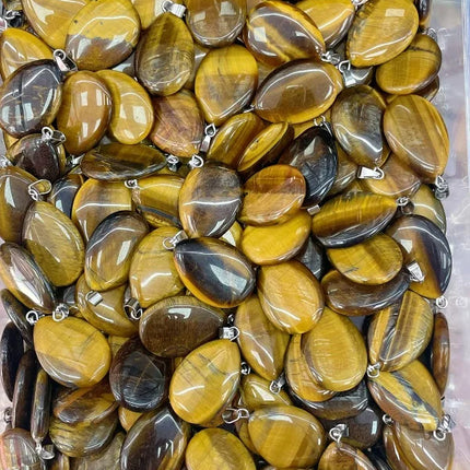 RX9-1 18*25mm natural stone water drop shape pendants charms for Necklaces making