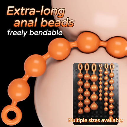 But Plug Silicone Anal Beads Big Anal Plug Tail Anal Big Ball Sextoy Sex Toys Huge Butt Plug Adult Toys Ass Plug