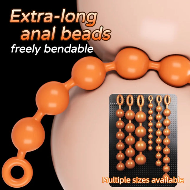 But Plug Silicone Anal Beads Big Anal Plug Tail Anal Big Ball Sextoy Sex Toys Huge Butt Plug Adult Toys Ass Plug