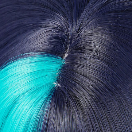Hoshi Kirara Cosplay Wig 45cm Short Black Blue Women Wigs Anime Cosplay Wig Halloween Heat Resistant Synthetic Hair