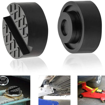 Floor Slotted Car Jack Rubber Pad Frame Protector Adapter Jacking Tool Pinch Weld Side Lifting Disk For Audi Mercedes Ford Lada