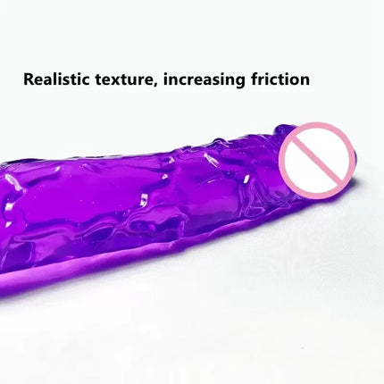 Cheap Women Erotic Anal 5 Colors Big Transparent Dildo Suction Cup Jelly Dick Sex Toys Soft Clitori Vaginal Masturbators Penis