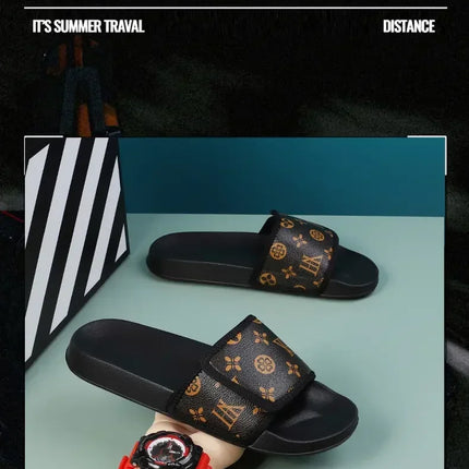Man Summer Slippers Leather Sandals Comfortable Man Sandal House Sandals Sale Mens Slipper Flip Flop Shoes for Men Slippers
