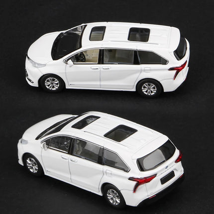Massdi 1:64 Toyota Sienna Car Model Alloy MPV Miniature Diecast Vehicles Toy Collection