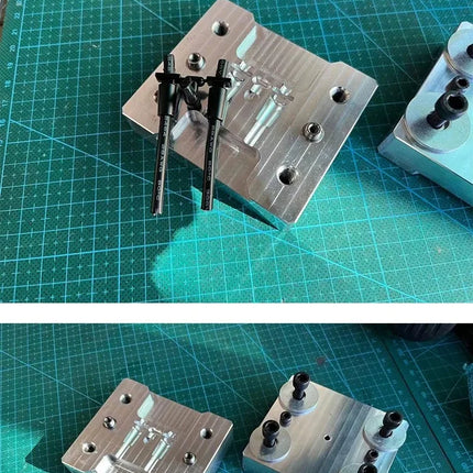 20g Mini Vertical Plastic Injection Molding Machine 350℃ 110V/220V for Small Production Mold Maker for Polymer ABS PVC USB Toy