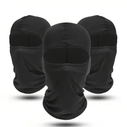 3 Pieces Quick-dry Balaclava Sports Full Face Mask Soft Breathable Beanies Cycling Helmet Liner Running Hiking Fishing Hood Caps