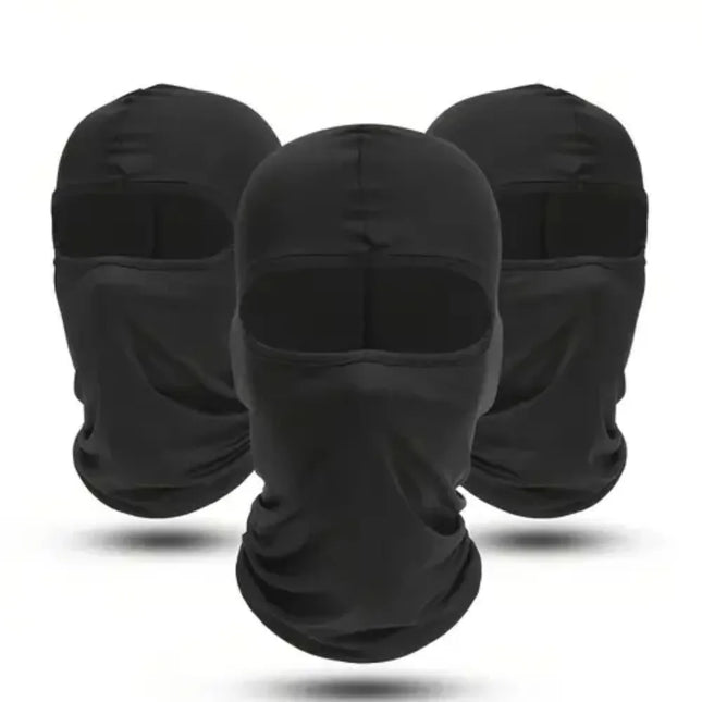 3 Pieces Quick-dry Balaclava Sports Full Face Mask Soft Breathable Beanies Cycling Helmet Liner Running Hiking Fishing Hood Caps