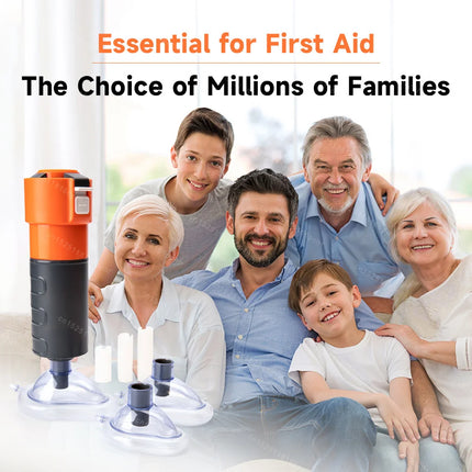 Auto Cpr First Aid Device Anti Asphyxia Rescue Devices Portable Home Outdoor Heimlich Emergency Machine for Adult and Child