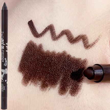 7 Colors Colorful Glitter Gold Eyeliner Pen Lasting No Fade Color Women Not Blooming Matte Eye Liner Gel Pen Makeup Cosmetics