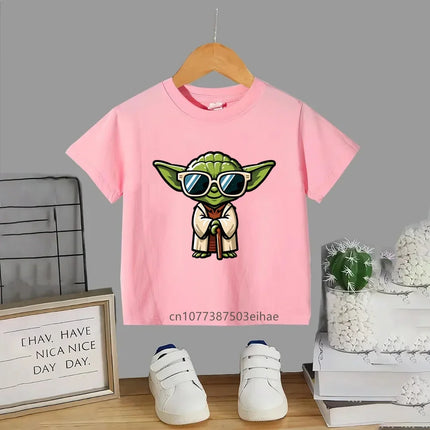 Comfortable and Luxurious Short-sleeved T-shirts for Boys and Girls - Lowest Discount. Cotton Star Wars Crewneck Printed T-shirt