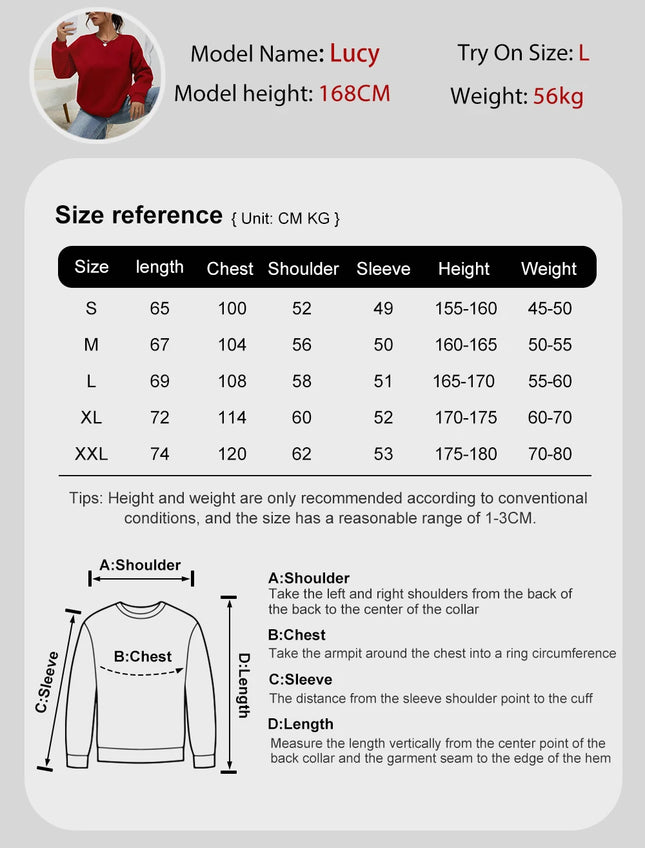 Casual Women Sweatshirts Chicago USA Letter Prints Pullover Fashion Crewneck Oversize Hoodie Fleece Warm Female Autumn Clothes