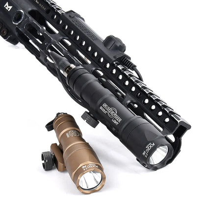 Surefire Tactical Flashlight M300 M600 With SR07 Dual Function Remote Pressure WeaponLight Switch 20mm Rail Fit Hunting Airsoft