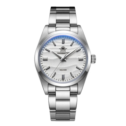 ADDIESDIVE Hot Sale AD2030 Without LOGO Watch Stainless Steel 100M Waterproof Quartz Watches 3D Sand Dial Men's Wristwatch Dress