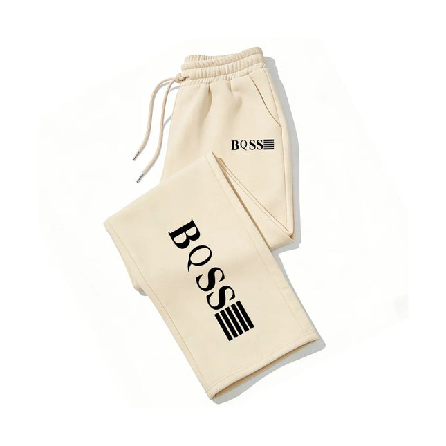BQSS Printed Joggers Pants for Men and Women High Quality Breathable Sweatpants for Running Casual Loose Sweatpants