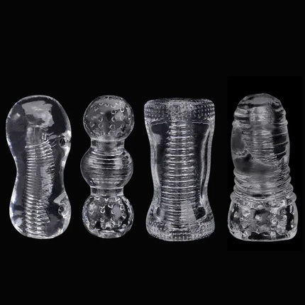 Silicone Transparent Vagina Pussy Masturbation Products Man Sex Toys Men Work Out Endurance Exercise Adult Sexual Products