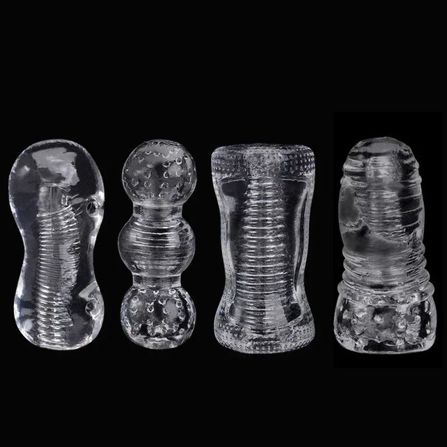 Silicone Transparent Vagina Pussy Masturbation Products Man Sex Toys Men Work Out Endurance Exercise Adult Sexual Products