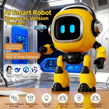 Doubao AI Robot DeepSeek Large Model Voice Interactive Desktop Toy For Kids 37 Languages Storytelling Children Song Weather