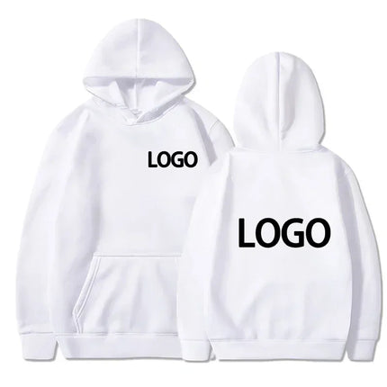 Men's and Women's Hooded Pullover, Customized Team Loose Casual Clothing, Fashionable and Personalized 80% Polyester, 20% Cotton
