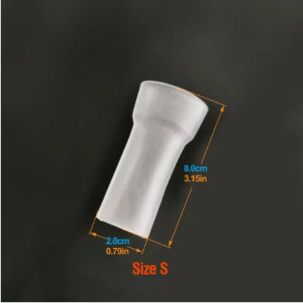 SM Penis Sleeve Extender Enlargement Silicone Glans Protector Cap Replacement Penis Pump Stretcher Clamping Accessories Sex Toys