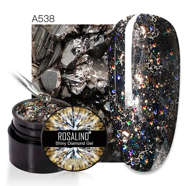 ROSALIND 5ML Painting Gel Nail Polish Nail Art Design Varnishes Stamping Polish Semi Permanent Gels Top Coat Manicure Lacquer